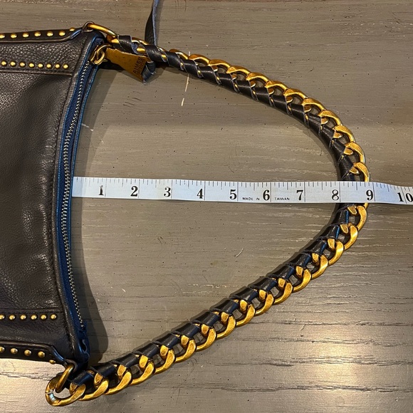 *SOLD* Aimee Kestenberg Take Me Out Fringe Crossbody Shoulder Bag - Deep Indigo - Picture 13 of 16